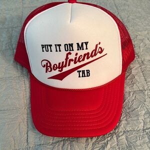 Red and White Trucker Hat